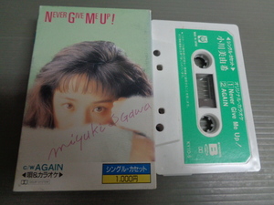 カセット/小川美由希/Never Give Me Up!/AGAIN