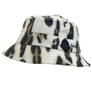 超美品 モンクレール 2023年 Bucket Hat Leopard バケットハット バブアーコラボ商品 M 58cm レオパード メンズ レディース ほぼ未使用