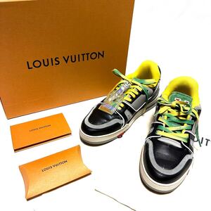 超希少◇Louis Vuitton ルイヴィトン LV Trainer Upcycling LVトレイナー アップサイクリング スニーカー ヴァージルアブロー 7 1/2