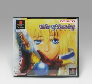 ● PS 帯・カード・チラシあり テイルズ オブ デスティニー SLPS-01100 動作確認済み TALES OF DESTINY NTSC-J namco 1997 Mutsumi Inomata