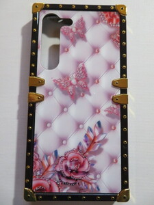 Galaxy S23 ケース ギャラクシーS23 蝶　花　フラワー　カバー ソフトケース スマホカバー スマホケース