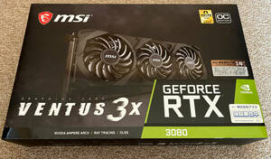 MSI GeForce RTX3080 VENTUS 3X 10G OC 