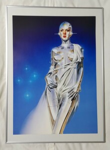 空山基 リトグラフ シート 絵画 sorayama hajime セクシーロボット dior アイボデザイナー ポスター イラストレーター