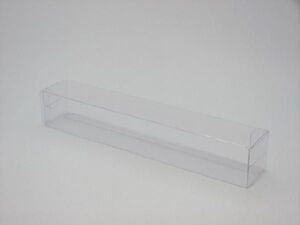 PVC クリアケース 3.5x3.5x21cm PVC-31b ディスプレイ ショーケース ラッピング 梱包