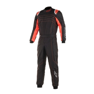 alpinestars アルパインスターズ カートスーツ KMX-9 V3 SUIT サイズ46 BLACK RED FLUO [新FIA8877-2022グレード1ホモロゲーション適合]