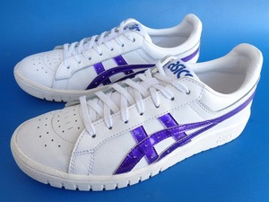 14609■asics GEL-PTG Lo アシックス ゲル ポイントゲッター 白 紫 レザー 25.5 1191A089 ジャパン