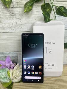 【超美品♪/動作品】SONY Xperia 1 V XQ-DQ44 SIMフリー ROM:512GB RAM/16GB Android スマホ 6.5インチ/ブラック/動作品