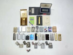 1円スタート ジャンク品 着火未確認 Zippo ジッポー オイルライター ガスライター 計31個 まとめ売り KENZO PRINCE WIN Marlboro 他 