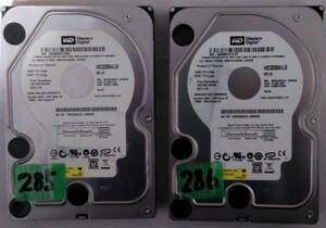 ★HDD-285～290 格安６枚セット Western Digital WD3200AVJS-63WDA0 320GB SATA [認識せず] ジャンク品 【ゆうパック発送＝60サイズ】★