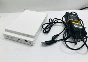 ★中古動作品　 I・O DATA　HDCZ-UT2WC　ホワイト　外付けHDD　ハードディスク　2TB