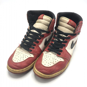 【中古】NIKE AIR JORDAN 1 94年製 26.5cm 130207 101 941012Y3[240010434035]