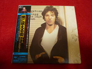 BRUCE SPRINGSTEEN/DARKNESS ON THE EDGE OF TOWN★ブルース・スプリングスティーン/闇に吠える街★国内盤/紙ジャケ/解説歌詞対訳付