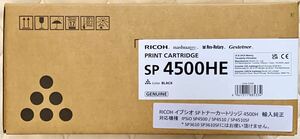 RICOH リコー SP4500HE黒トナーSP4500H IPSIOSP4500 SP4510 SP4510SF対応 輸入純正品 ブラックカートリッジ 未開封未使用