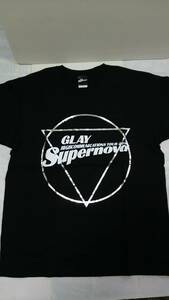 GLAY 2016 Supernova ツアー　Ｔシャツ　ブラック（シルバー柄）　サイズ（Ｌ）　新品