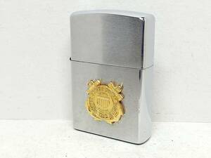 L245-104　ZIPPO/ジッポー　オイルライター　メタル UNITED STATES COAST/アメリカ沿岸警備隊　H/ⅩⅤ【中古品】