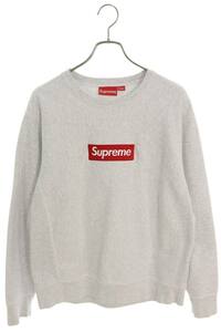 シュプリーム スウェット Box Logo Crewneck サイズ:M ボックスロゴクルーネックスウェット 中古 NO05