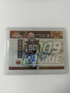 BRIAN ROBISKIE 2009 NFL PANINI PLAYOFF CONTENDERS ROOKIE TICKET AUTO ルーキー 直筆 サイン カード BROWNS ブラウンズ