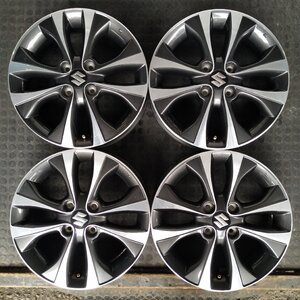 管理番号：A10-171【4本価格】【15x4.5J 4x100 ET+45 ハブ54】SUZUKIスズキ純正・ワゴンR等・店頭引取可能・適格請求書発行可能