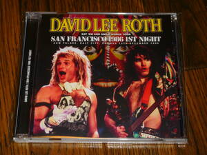 未開封新品 DAVID LEE ROTH / SAN FRANCISCO 1986 1ST NIGHT Shades Steve Vai Billy Sheehan Gregg Bissonette