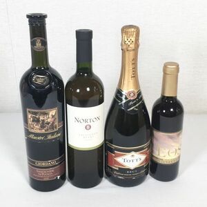 【4本セット】果実酒 ワイン スパークリングワイン ジョルダーノ イオス NORTON TOTTS トッツ 古酒