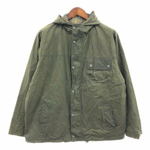 2000年代〜 イングランド製 Barbour バブアー DURHAM KAGOULE オイルドジャケット ユーロ カーキ (メンズ XL) 中古 古着 P5552