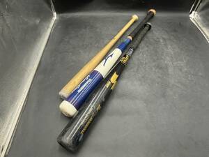 バットまとめ三点 metal bat valour mizuno 軟式少年用 TRAINING BAT victory stage