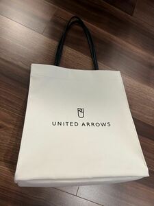 ★極美品★ UNITED ARROWS ユイテッドアローズ ロゴ トートバッグ M