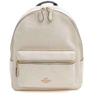 COACH コーチ リュック F30550 Medium Charlie Backpack ミディアム チャーリー バックパック ペブルドレザー 牛革 シボ革 シュリンクレザ