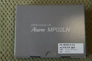 未使用★NEC Aterm MP02LN LTEモバイルルーター★PA-MP02LN-SA