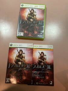 Xbox360★フェイブル II ２★used☆Fable II 2☆import Japan JP