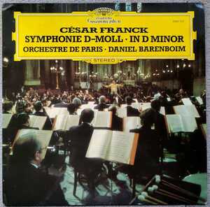 独LP DANIEL BARENBOIM 指揮 // C・Franck Symphonic d-moll 1976年発売 