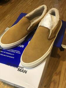 COMME des GARCONS JUNYA WATANABE MAN SUEDE BOA SLIP-ON