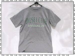 DIESEL【OR919-912】コットン・半袖＊Tシャツ＊L＊グレー