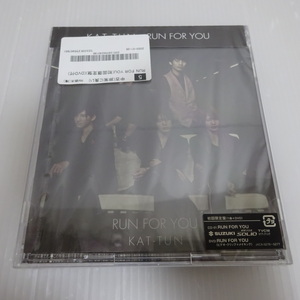 新品未開封 KAT-TUN RUN FOR YOU CD 