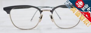 2A8518/THOM BROWNE メガネ TB-104-A-BLK-GLD-51 トムブラウン 眼鏡