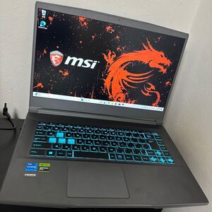 MSI Thin-15-B12UC Corei5 12450H RTX 3050/16GB/512GB ゲーミングノートパソコン Windows11