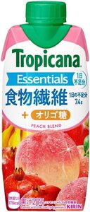 食物繊維 キリン トロピカーナ エッセンシャルズ 食物繊維 330ml 12本 紙 パック 1日不足分 オリゴ糖 果汁飲料 ジュー