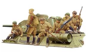 ドラゴン　1/35スケール　WWII ソビエト軍戦車乗兵　フィギュアセット