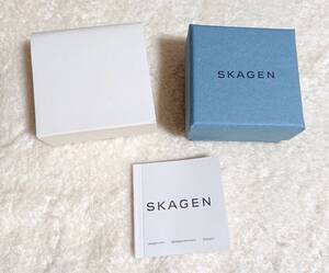 SKAGEN 空箱 ケース 小物入れ 約6.5cm×6.5cm×2.5cm 未使用