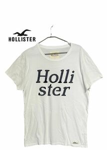 HOLLISTER 半袖Tシャツ M相当 トップス デニムロゴ クリーニング プレス済み 古着 USED ネコポス可 sn92