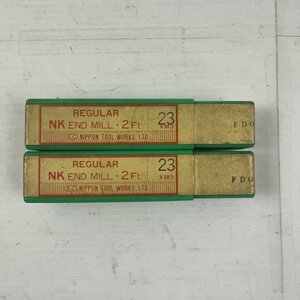 【アウトレット品】 NK ENDMILL エンドミル 2Ft 23XM3 ドリル 2本セット sp-024-062