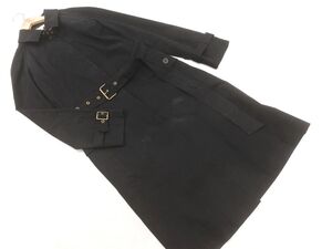 MICHAEL KORS マイケルコース ステンカラー コート size4/黒 ◇■ ☆ eic7 レディース