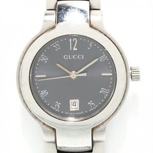 GUCCI(グッチ) 腕時計 - 8900L レディース ダークグレー