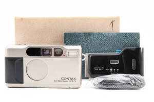 【美品】Contax T2 35mm Point & Shoot Film Camera w/ DATA BACK コンタックス フィルムカメラ データバック付き #A61