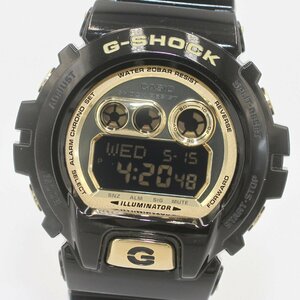 1円 極稼働 美品 CASIO カシオ G-SHOCK Gショック ブラックｘゴールド GD-X6900FB ビッグケース QZ デジタル 腕時計 三つ目 0412220240528