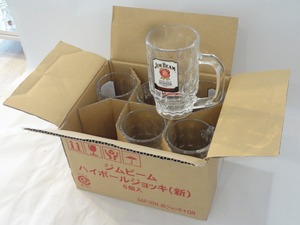 TTOWN★ 未使用箱傷み 6個セット JIMBEAM（ジムビーム） ハイボールジョッキ 380ml　G-16