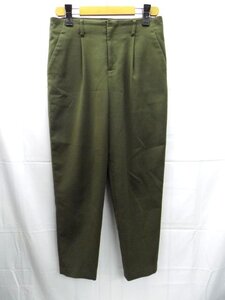 ★monable fou green label relaxing◎モナブル ユナイテッドアローズ/ストレッチ素材 パンツ/オリーブ/日本製/W73cm