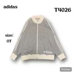 【即購入OK】adidas トラックジャケッ　サイズXL相当　グレー