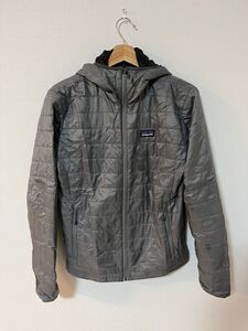 パタゴニア ナノパフフーディ　フォージグレイ メンズXS /Patagonia nanopaff hoody FOG man