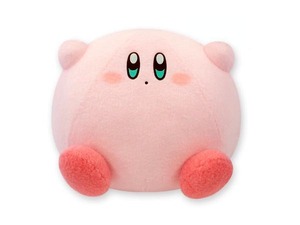 SKJAPAN 星のカービィ Kirby 羊毛フェルト風超BIGぬいぐるみ まんぷく座り Wool felt style super big Plush Toy Manpuku position